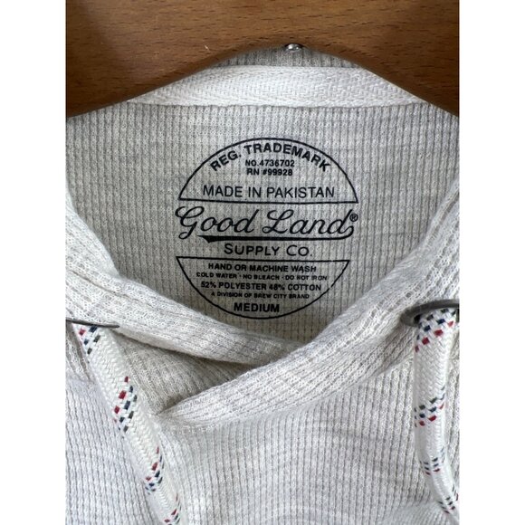 Good Land Supply Hoodie Size Medium Gulf Shores Alabama Pullover Cotton Blend - Picture 4 of 6